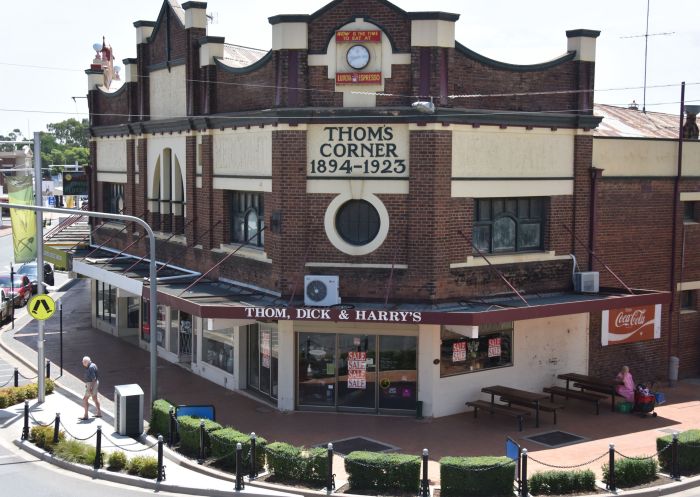 Thom, Dick and Harry's cafe on Main Street, West Wyalong