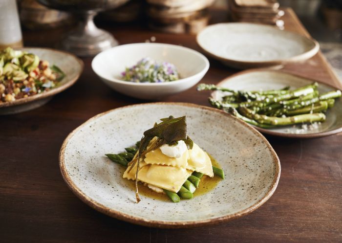 Food and drink on the menu at The Zin House restaurant, Eurunderee near Mudgee