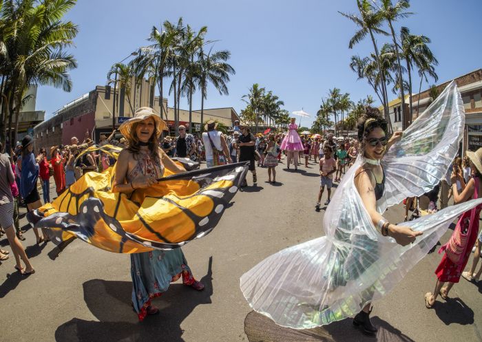 Mullum Music Festival street parade, Mullumbimby