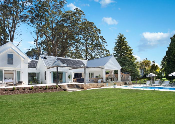 Burrawang House, Southern Highlands Garden view at Burrawang House, Southern Highlands