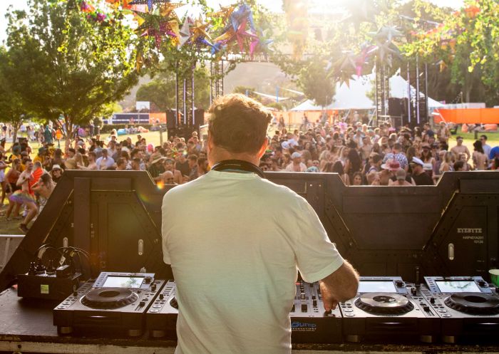 2018 Return to Rio Music Festival, Wisemans Ferry DJ performing at the 2018 Return to Rio Music Festival, Wisemans Ferry