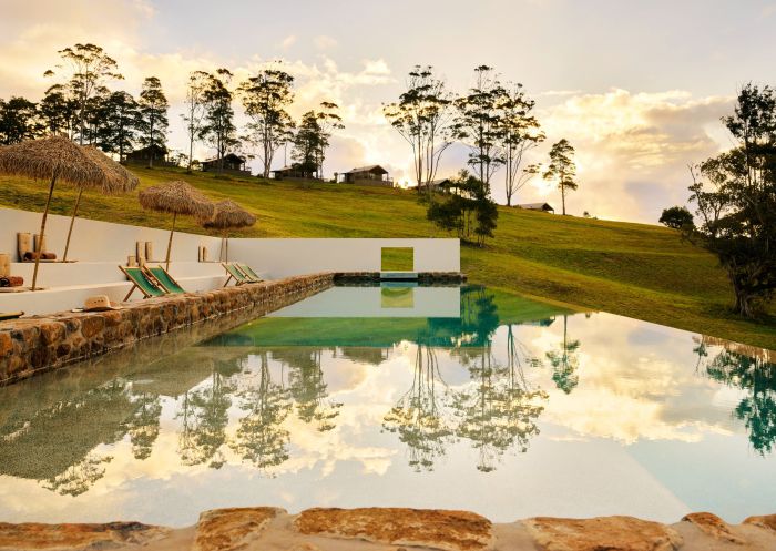 Outdoor pool at Sun Ranch, Byron Bay - Credit: Anson Smart Outdoor pool at Sun Ranch, Byron Bay