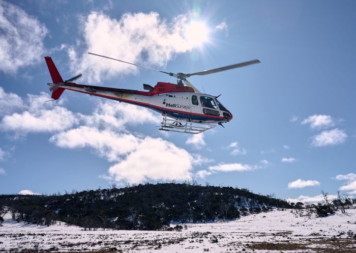Scenic helicopter tours with Snowy Mountains Helicopters, Perisher