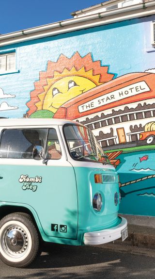 The Kombi Keg van on Wallace Lane, Macksville